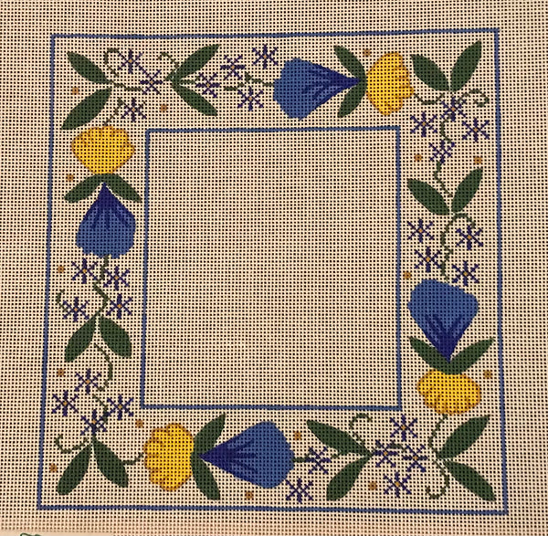 Blue/Yellow/White Frame