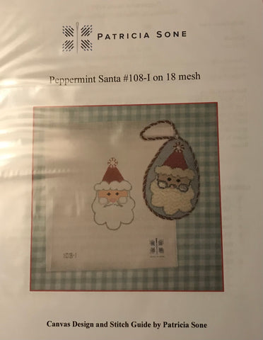 Peppermint Santa w/ Stitch Guide