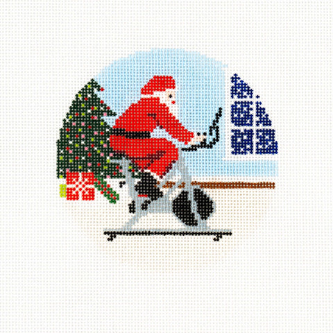 Sporty Santa Spinning