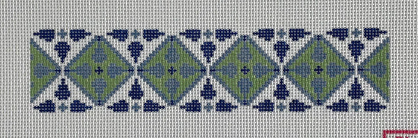 Blue and Green Key Fob