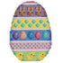 Bunnies/Eggs/Chicks Horizantal Striped Egg