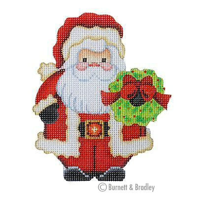 Mini Santa with Wreath