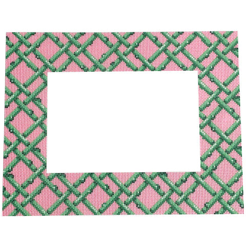 Woven Frame Bamboo/Pink