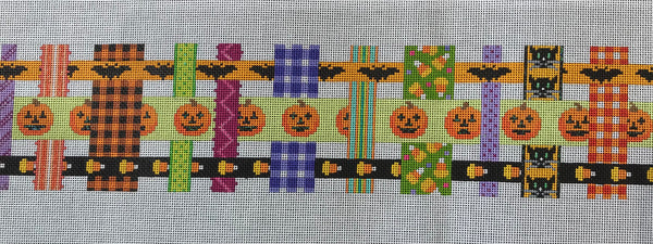 Halloween Basket-Woven Ribbons