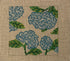 Blue Floral Square