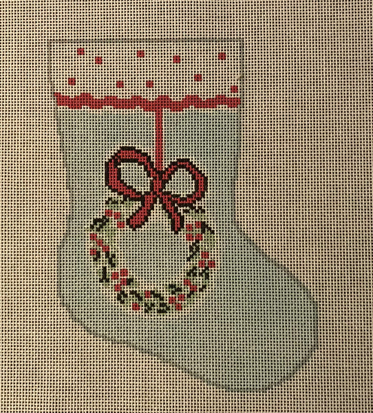 Wreath Ornament Sized Bauble Stocking