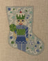 Sugar Sweet Blue Nutcracker Ornament Sized Bauble Stocking