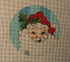 Santa Round Blue BG