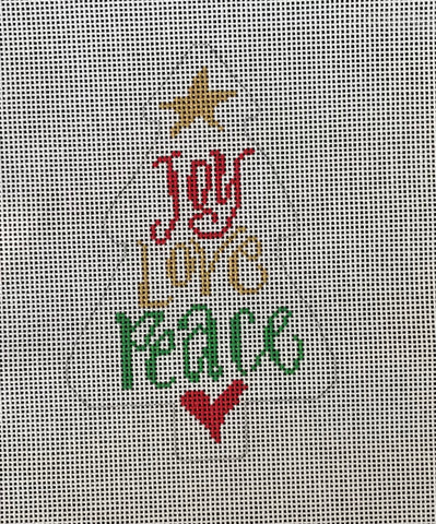 Joy Love Peace Ornament