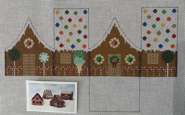 M & M Arched Roof 3D Gingerbread House