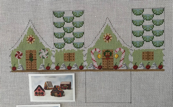 Key Lime & Cherries Gingerbread House