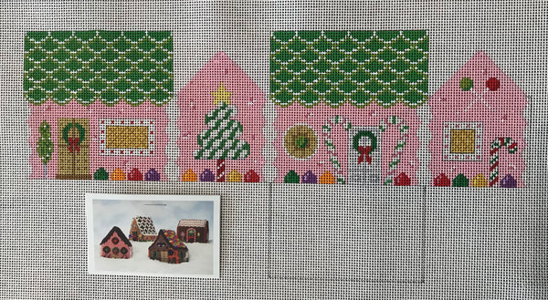 Lime Slice Roof. Peppermint Gingerbread House