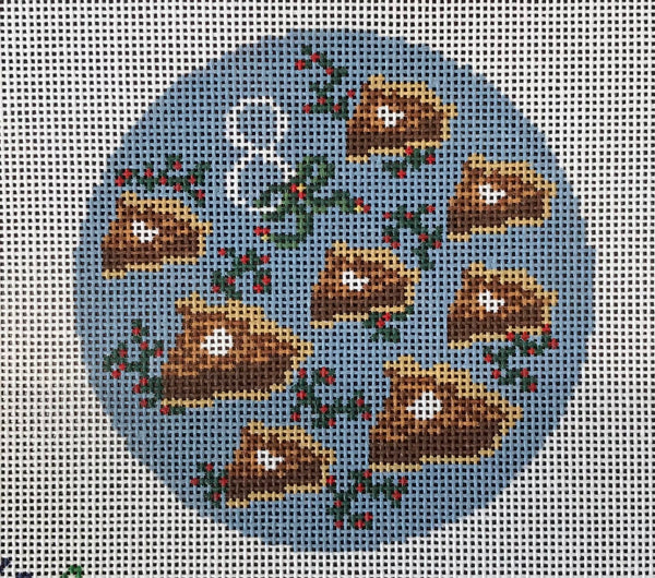 12 Days Southern Christmas #8 Eight Pecan Pies Piping