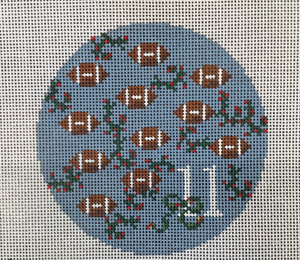 12 Days Southern Christmas #11. Eleven Footballs Flying