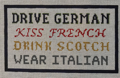 Drive, Kiss, Drink, Wear