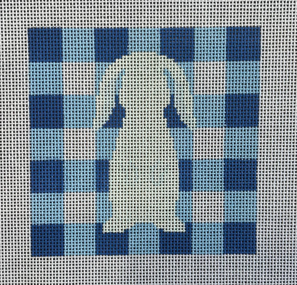 Blue Gingham Bunny
