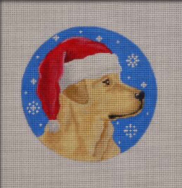 Golden Retriever Santa