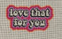 The Jessie (Love that for you")
