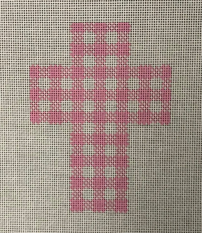 Pink Gingham Cross