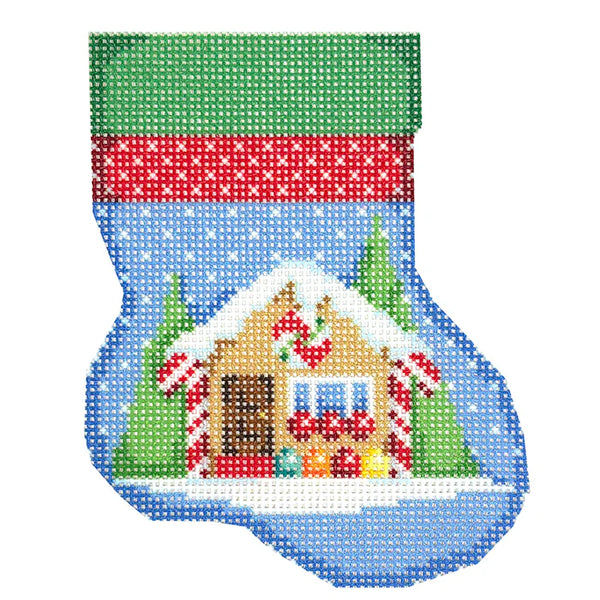Gingerbread House Mini Sock