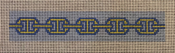 Links Key Fob Perwinkle/Citron