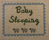 Baby Sleeping Blue