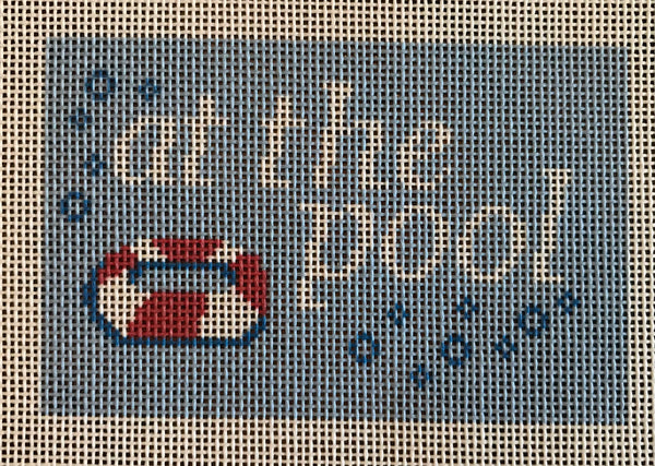 At The Pool-Blue