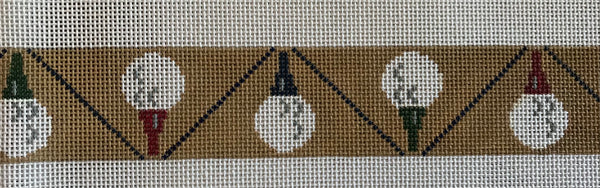 Golf Ball and Tee Belt Tan BG