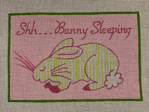 Shh..Bunny Sleeping Pink