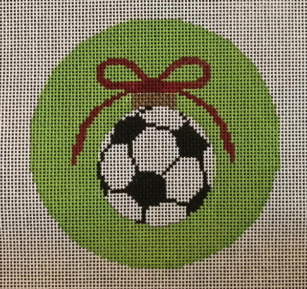 Soccer Ball w/ Red Bow