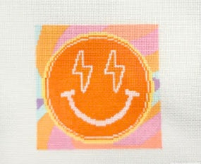 Neon Smiley Face