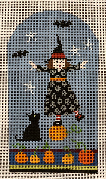 Witch with Pumpkin