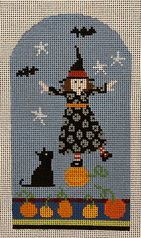 Witch with Pumpkin