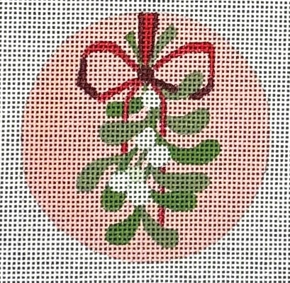 Pink Mistletoe Round