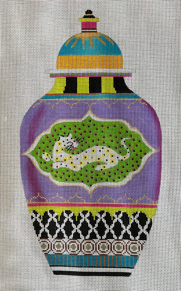 Urn w/ Leopard
