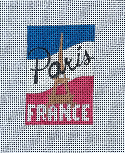 Paris France Bag Tag