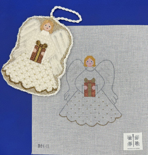 Angel with Gift and Stitch Guide