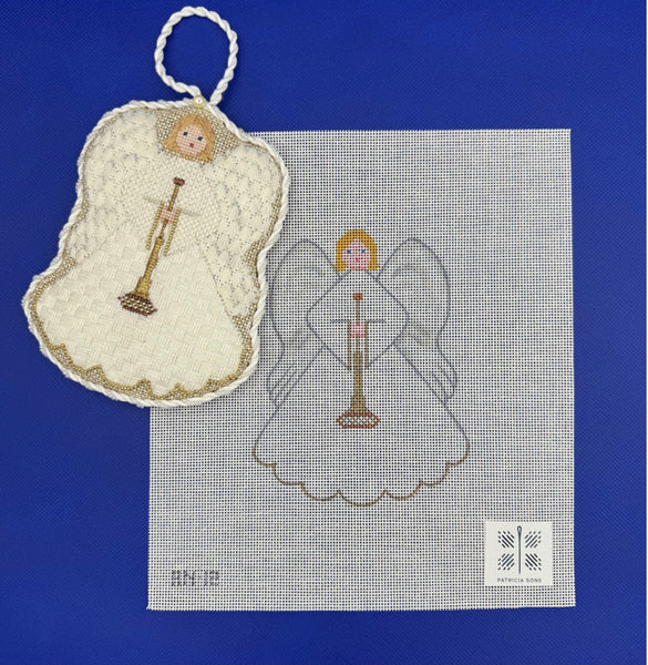 Angel with Horn and Stitch Guide