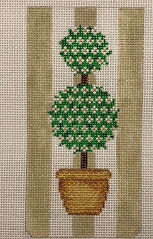 Green Topiary Eyeglass Case