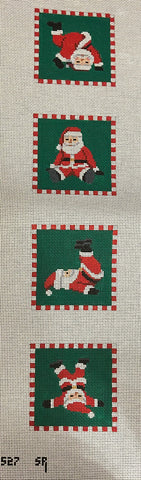 Tumbling Santa Coasters