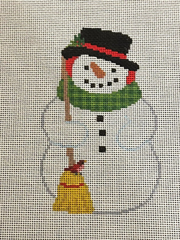 Snowman with Birds