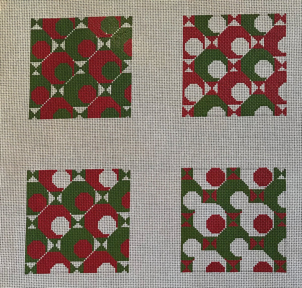 Funky Olive Coasters