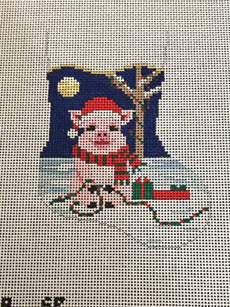 Pig in Lights Mini Stocking