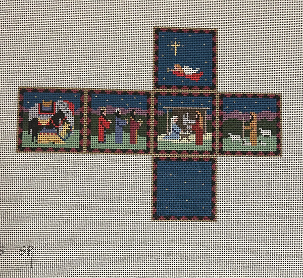 Nativity Cube Ornament
