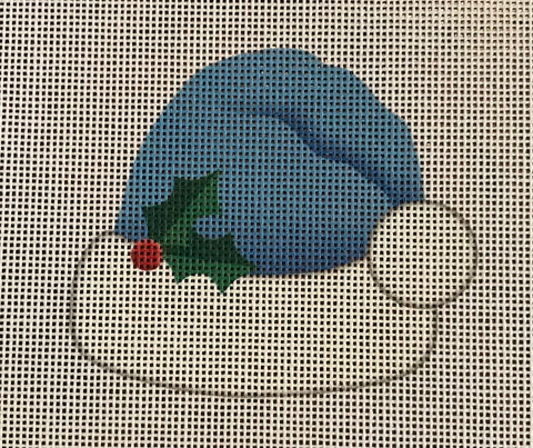 Blue Santa Hat