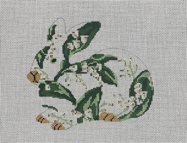 Lily of the Vally Sitting Bunny