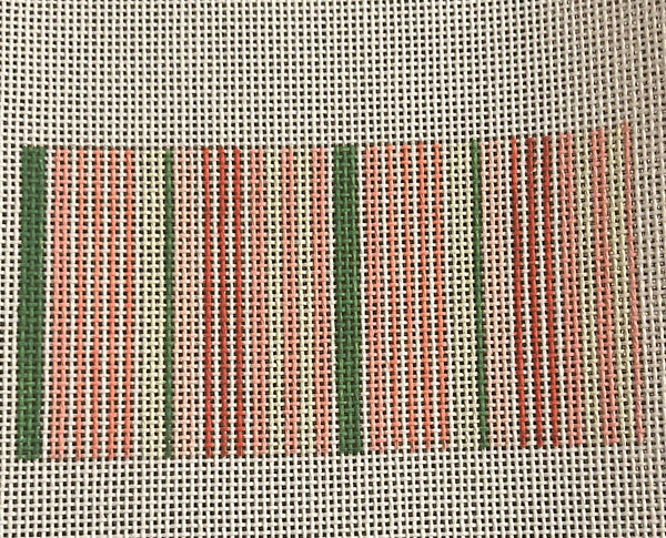 Pink and Green Candy Cane Stripes