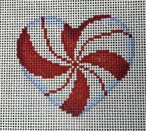 Peppermint Swirl Mini Heart/Red