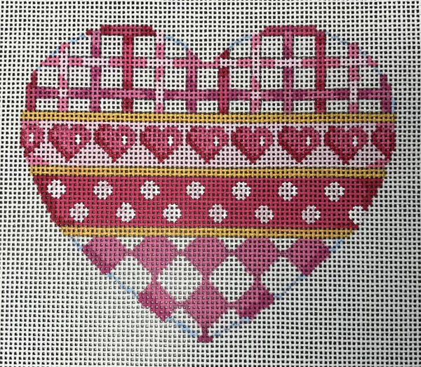 Horizontal Patterns Heart