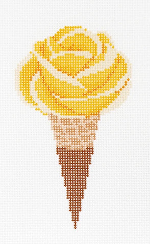 Gelato Rose Yellow Cone